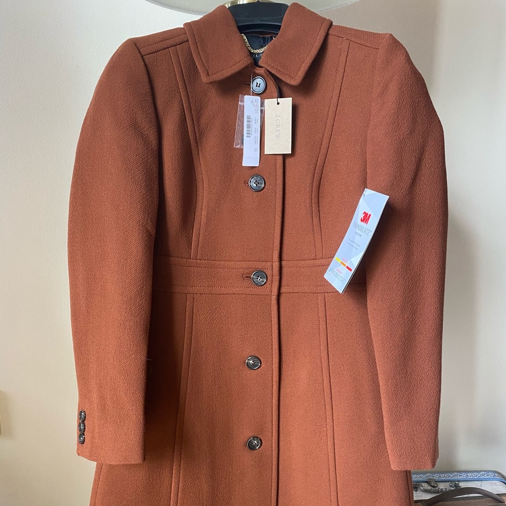 NWT J. Crew Lady Day Coat with Thinsulate